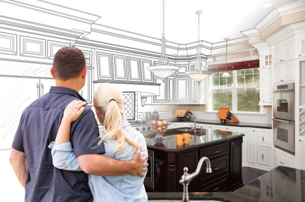 Professional Kitchen Island Installation technician working in Wayne, OH